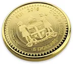 1 Unze Goldmünze Fiji Pacific Dollar 2018