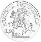 1 Unze Silbermünze Österreich - 825 Jahre Münze Österreich -  Herzog Leopold V. 2019