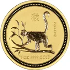 1/10 Unze Goldmünze Australien Lunar I Affe 2004