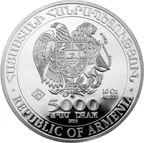 10 Unzen Silbermünze Armenien Arche Noah 2019