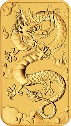 1 Unze Goldmünze Perth Mint - Rectangular Dragon 2019