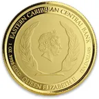 1 Unze Goldmünze EC8 St. Lucia - Flamingo 2018