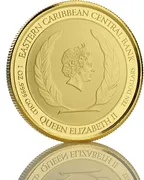 1 Unze Goldmünze EC8 St. Lucia - Flamingo 2018