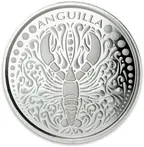 1 Unze Silbermünze EC8 Anguilla - Lobster 2018