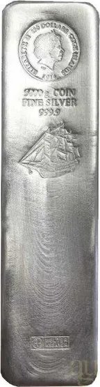 5 Kilogramm Silber Cook Islands Münzbarren