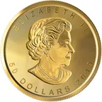 1 Unze Goldmünze Maple Leaf Incuse 2019