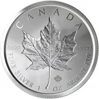 1 Unze Silbermünze Maple Leaf Incuse 2019