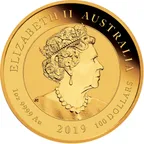 1 Unze Goldmünze Australien Apollo 11 - 50 Jahre Mondlandung 2019