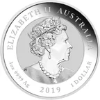 1 Unze Silbermünze Australien Apollo 11 - 50 Jahre Mondlandung 2019