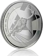 1 Unze Silbermünze Kamerun Gepard 2019