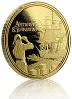 1 Unze Goldmünze EC8 Antigua & Barbuda - Rum Runner 2019