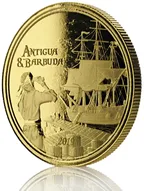 1 Unze Goldmünze EC8 Antigua & Barbuda - Rum Runner 2019