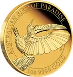 1 Unze Goldmünze Australien Birds of Paradise - Victoria Paradiesvogel 2019 polierte Platte