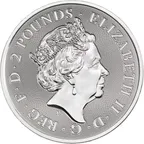 1 Unze Silbermünze Großbritannien Valiant 2019