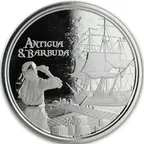 1 Unze Silbermünze EC8 Antigua & Barbuda - Rum Runner 2019