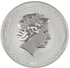 1 Kilogramm Silbermünze Australien Lunar II Ochse 2009