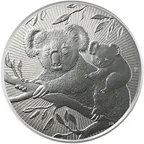 10 Unzen Silbermünze Australien Next Generation - Piedfort Koala 2018