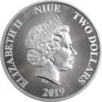 1 Unze Silbermünze Niue Tree of Life 2018
