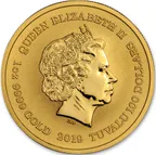 1 Unze Goldmünze Tuvalu - Black Flag - Piratenschiff Queen Anne's Revenge 2019