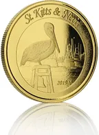 1 Unze Goldmünze EC8 St. Kitts & Nevis - Pelikan 2019