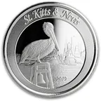1 Unze Silbermünze EC8 St. Kitts & Nevis - Pelikan 2019