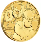 1 Unze Goldmünze Australien Homer Simpsons 2020