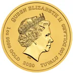 1 Unze Goldmünze Australien Homer Simpsons 2020