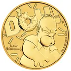 1 Unze Goldmünze Australien Homer Simpsons 2020