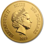 1 Unze Goldmünze Niue Celestial Animals - The Green Dragon 2019