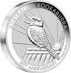 1 Kilogramm Silbermünze Australien Kookaburra 2020