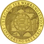 200 Euro Goldmünze 2002 Deutschland Währungsunion - Euro Einfuehrung (A)
