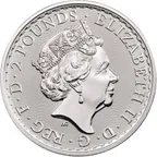 1 Unze Silbermünze Britannia