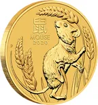 2 Unzen Goldmünze Australien Lunar III Maus 2020