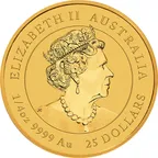 1/4 Unze Goldmünze Australien Lunar III Maus 2020
