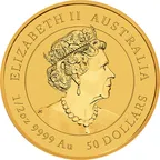 1/2 Unze Goldmünze Australien Lunar III Maus 2020