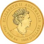 10 Unzen Goldmünze Australien Lunar III Maus 2020