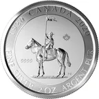 2 Unzen Silbermünze Kanada Mounted Police 2020