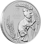 1 Unze Platinmünze Australien Lunar III Maus 2020