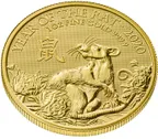 1 Unze Goldmünze Lunar UK Ratte 2020