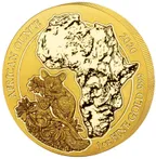1 Unze Goldmünze Ruanda Bushbaby 2020