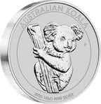 1 Kilogramm Silbermünze Australien Koala 2020