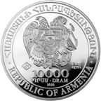 1 Kilogramm Silbermünze Armenien Arche Noah 2020