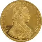 4 Dukat Goldmünze Österreich