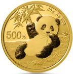 30 Gramm Goldmünze China Panda 2020