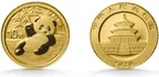 1 Gramm Goldmünze China Panda 2020