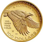 1 Unze Goldmünze American Liberty 2015 High Relief