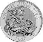 10 Unzen Silbermünze Großbritannien Valiant 2020