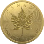 25x 1g Goldmünze Maple Leaf - Maplegram