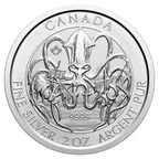 2 Unzen Silbermünze Kanada - Kraken 2020