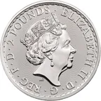 1 Unze Silbermünze Großbritannien Royal Arms 2020